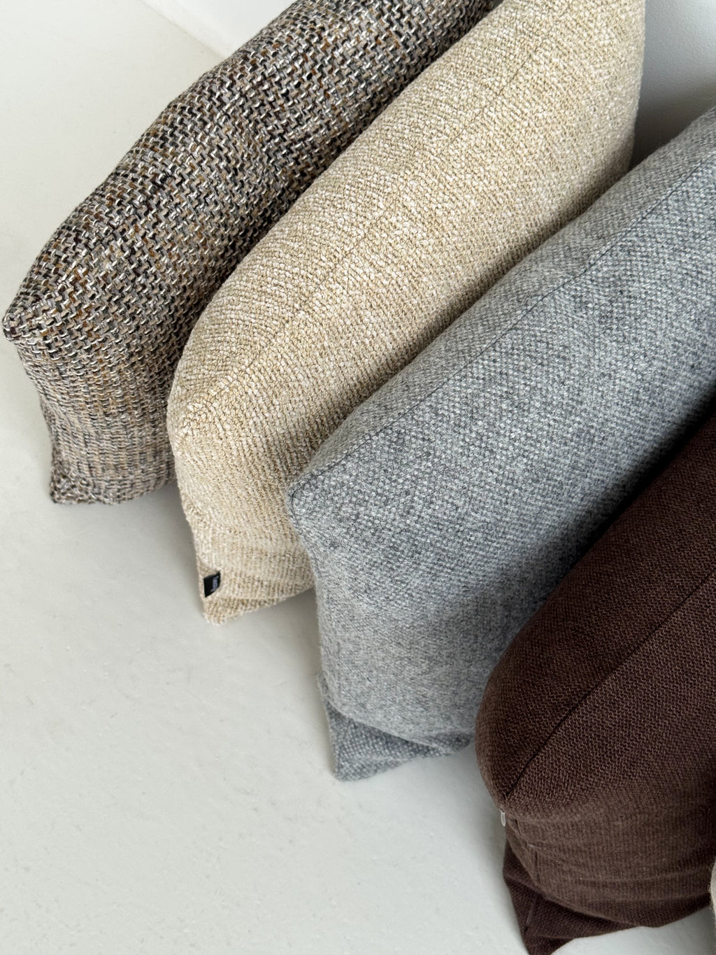 Soft Woolen Pillow - Grey 