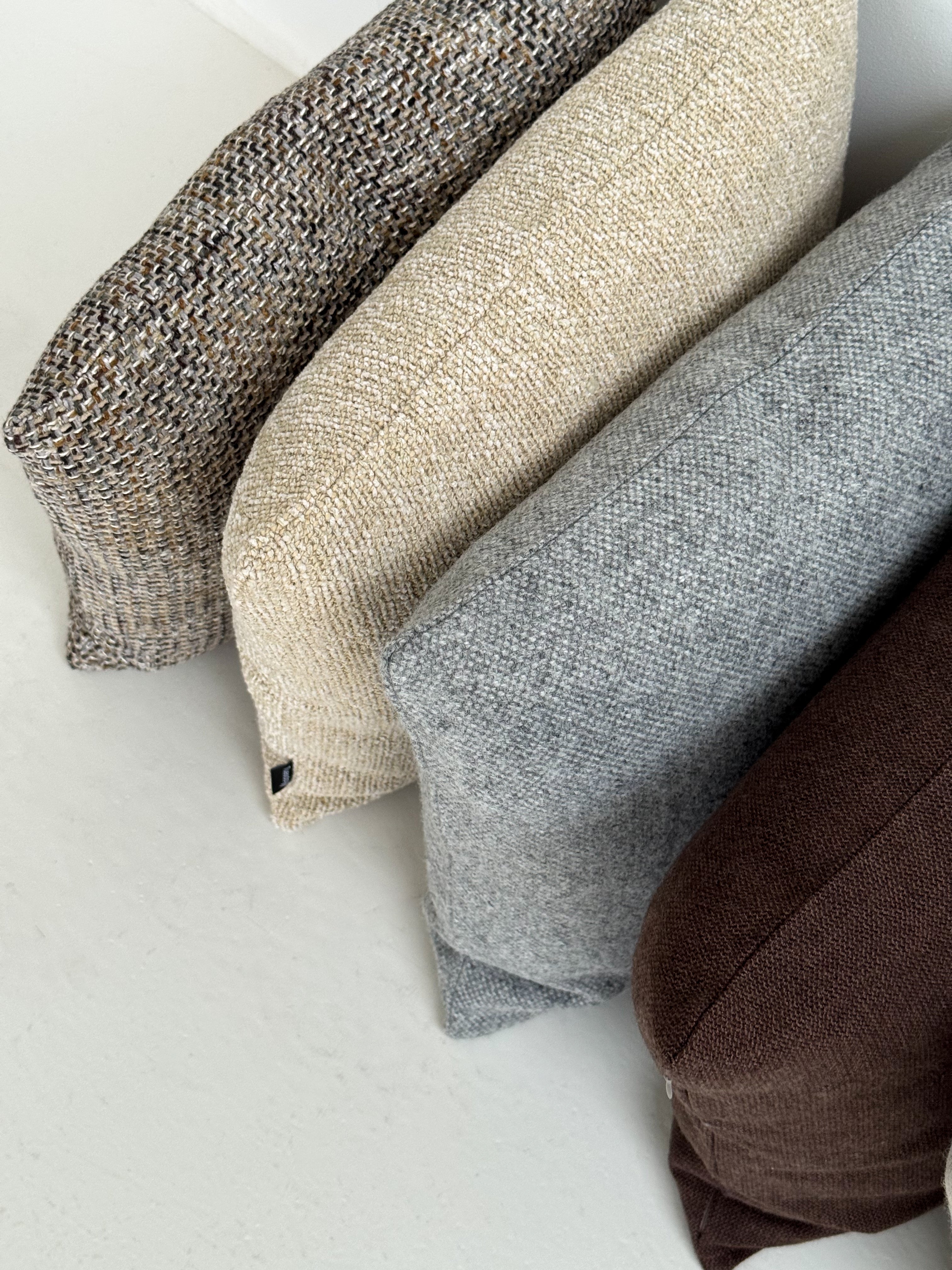 Soft Woolen Pillow - Grey 