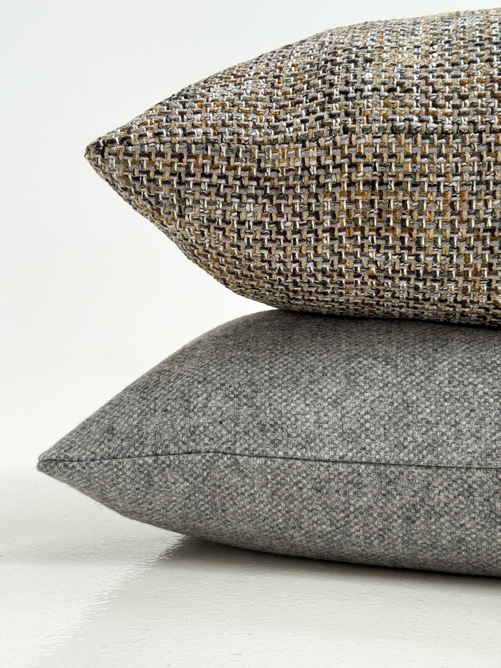 Soft Woolen Pillow - Grey 
