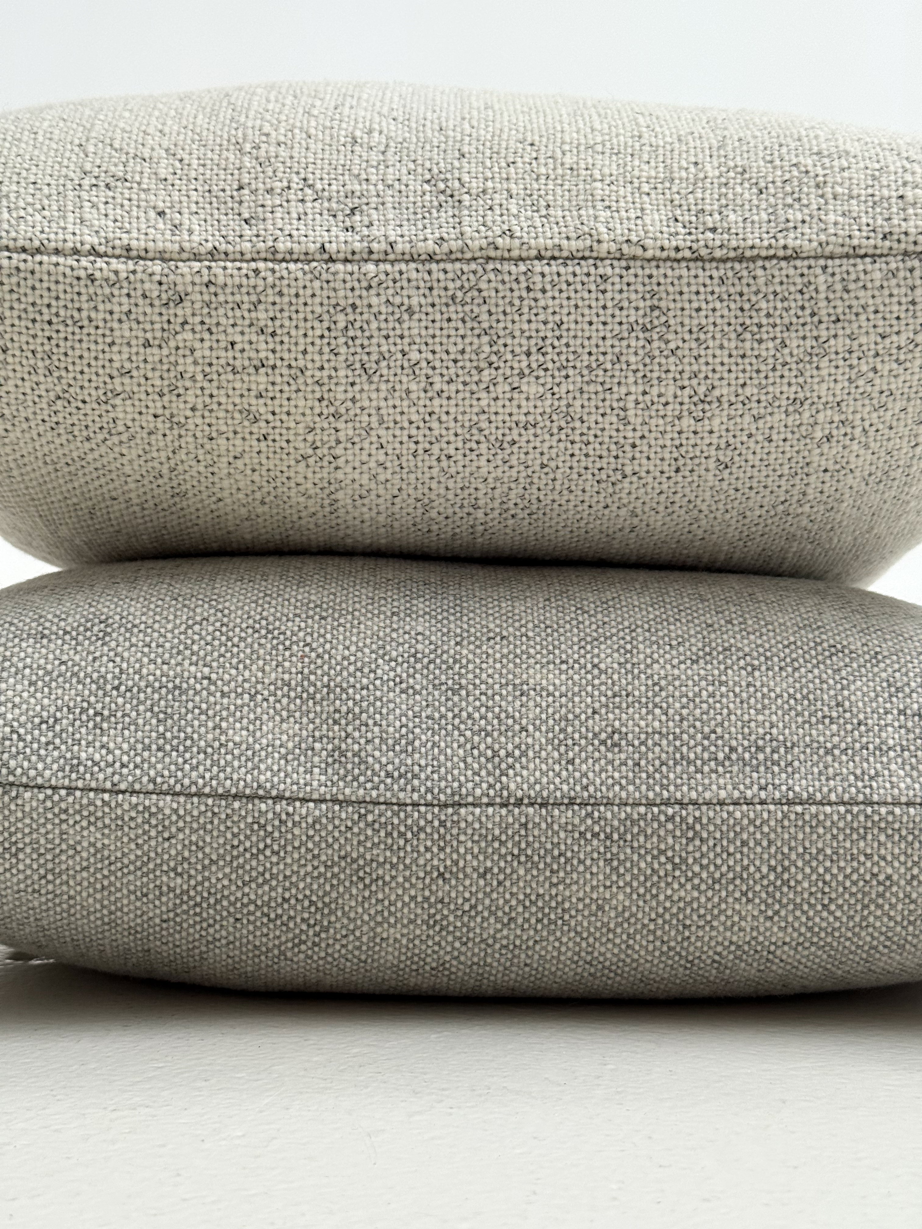 Soft Woolen Pillow - Light Grey 