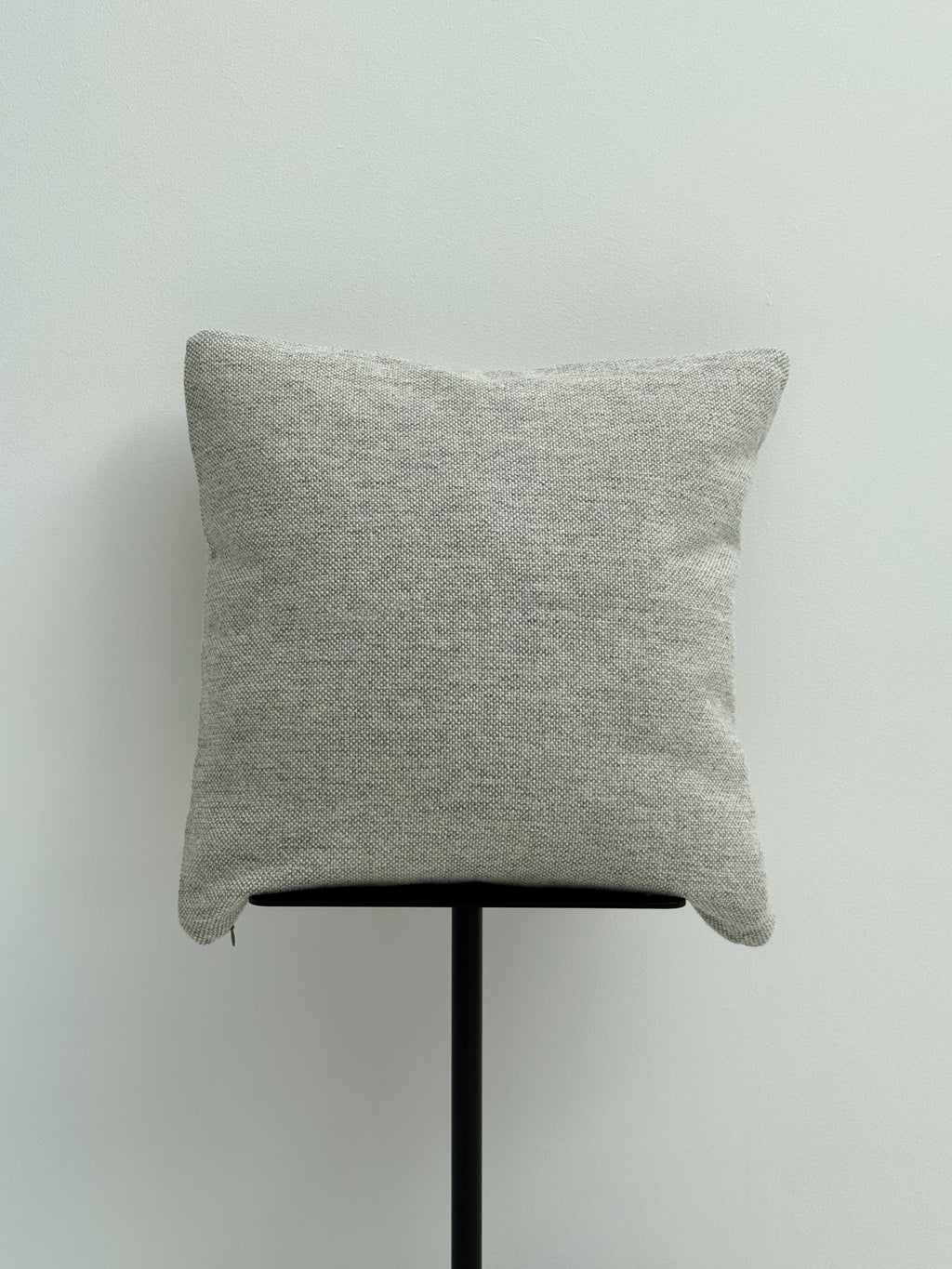 Soft Woolen Pillow - Light Grey 