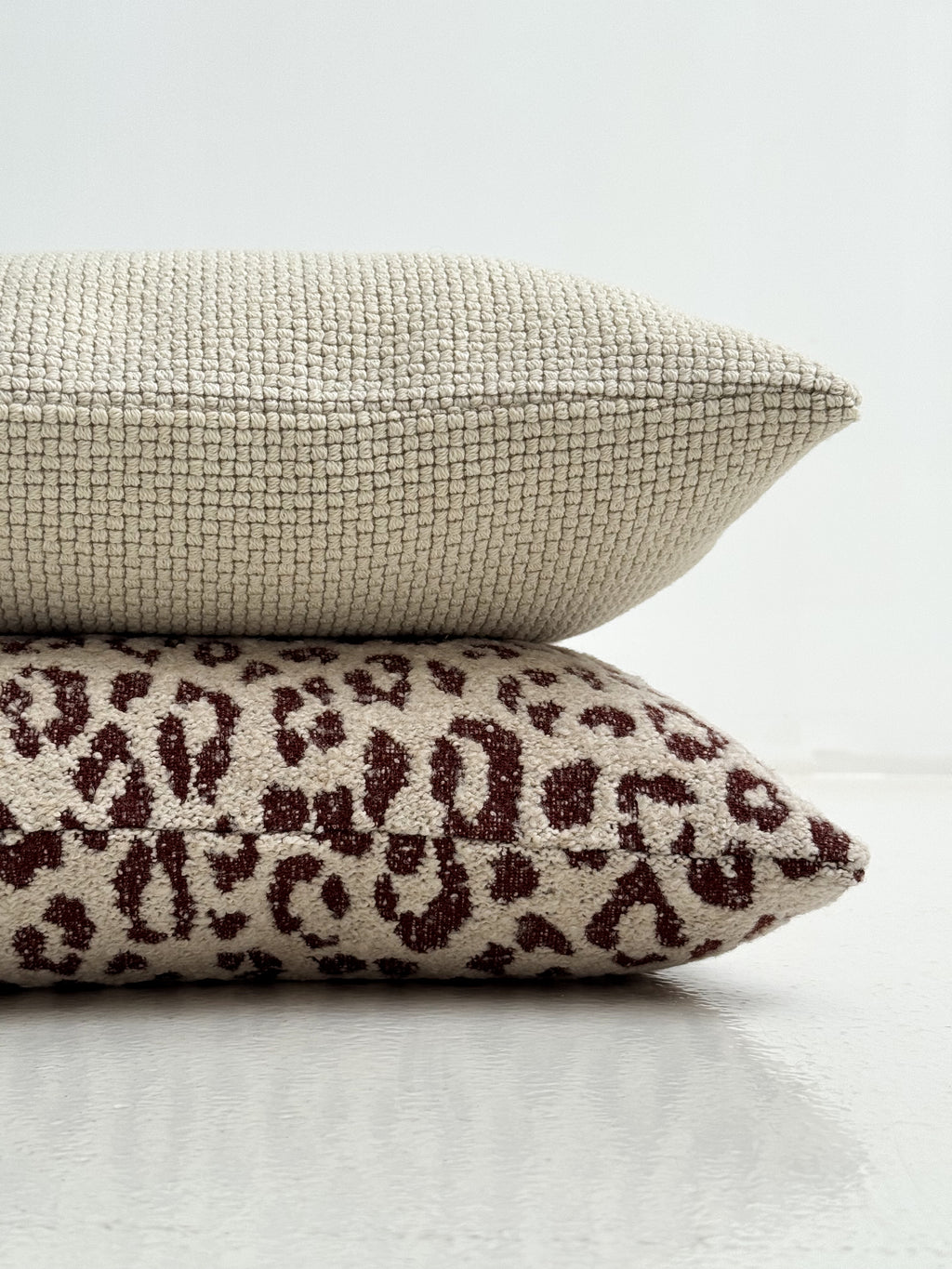 Chunky Woolen Pillow - Eggshell 