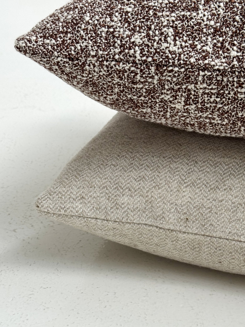 Classic Woolen Pillow - Beige 