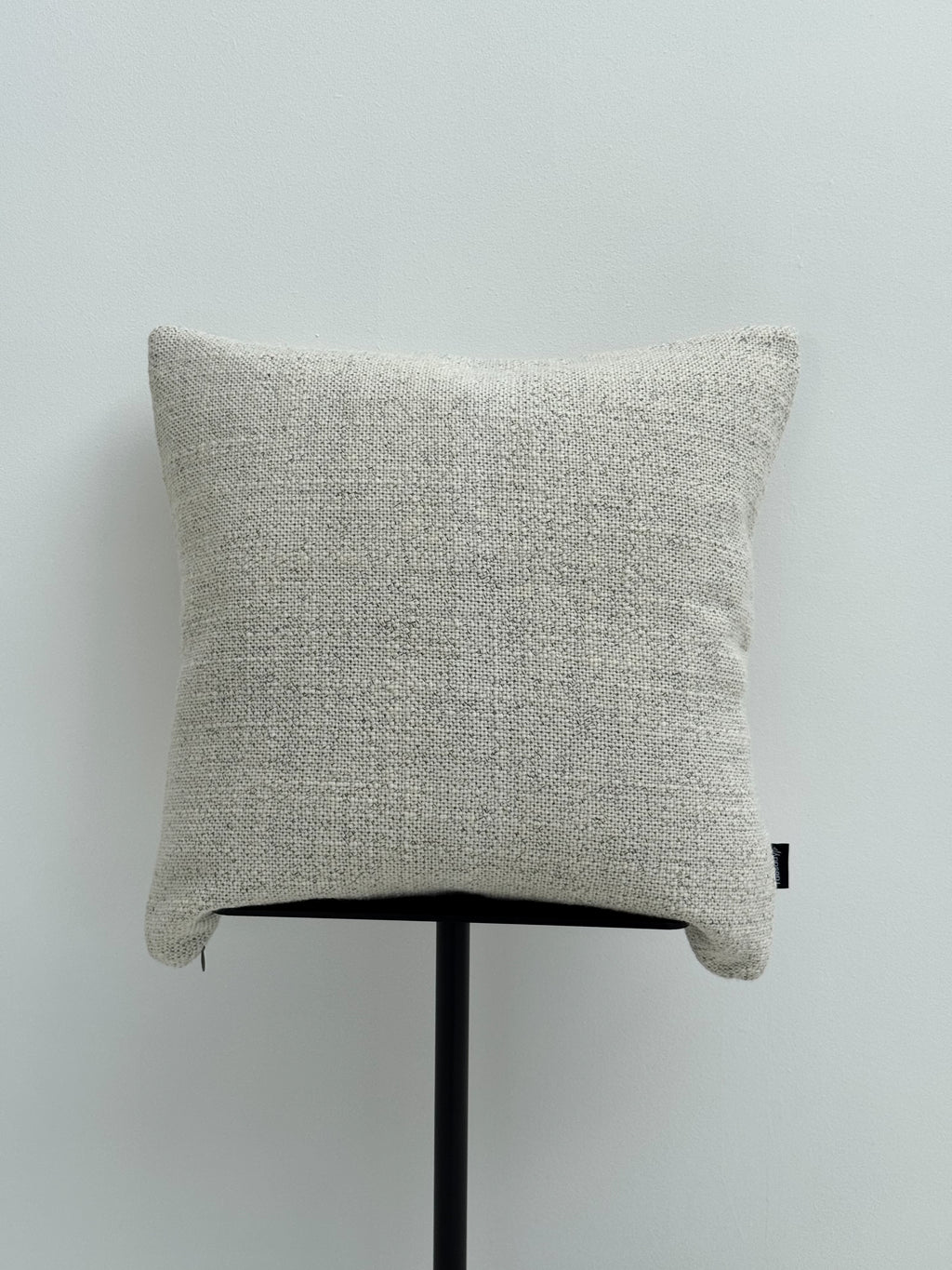 Chunky Woolen Pillow - White Pattern 