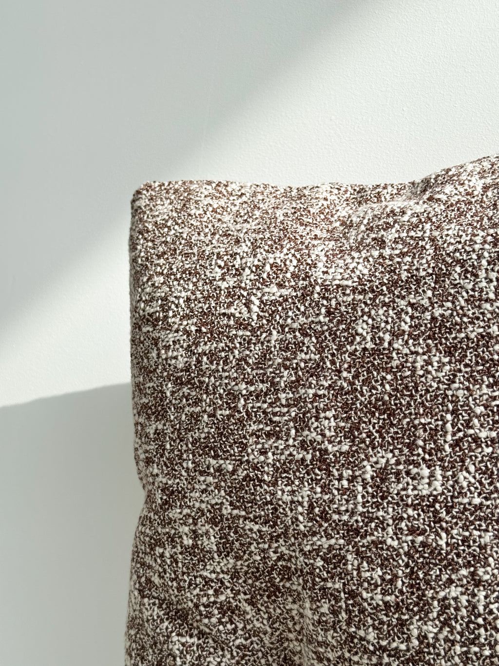 Chunky Cotton Pillow - Brown Pattern 