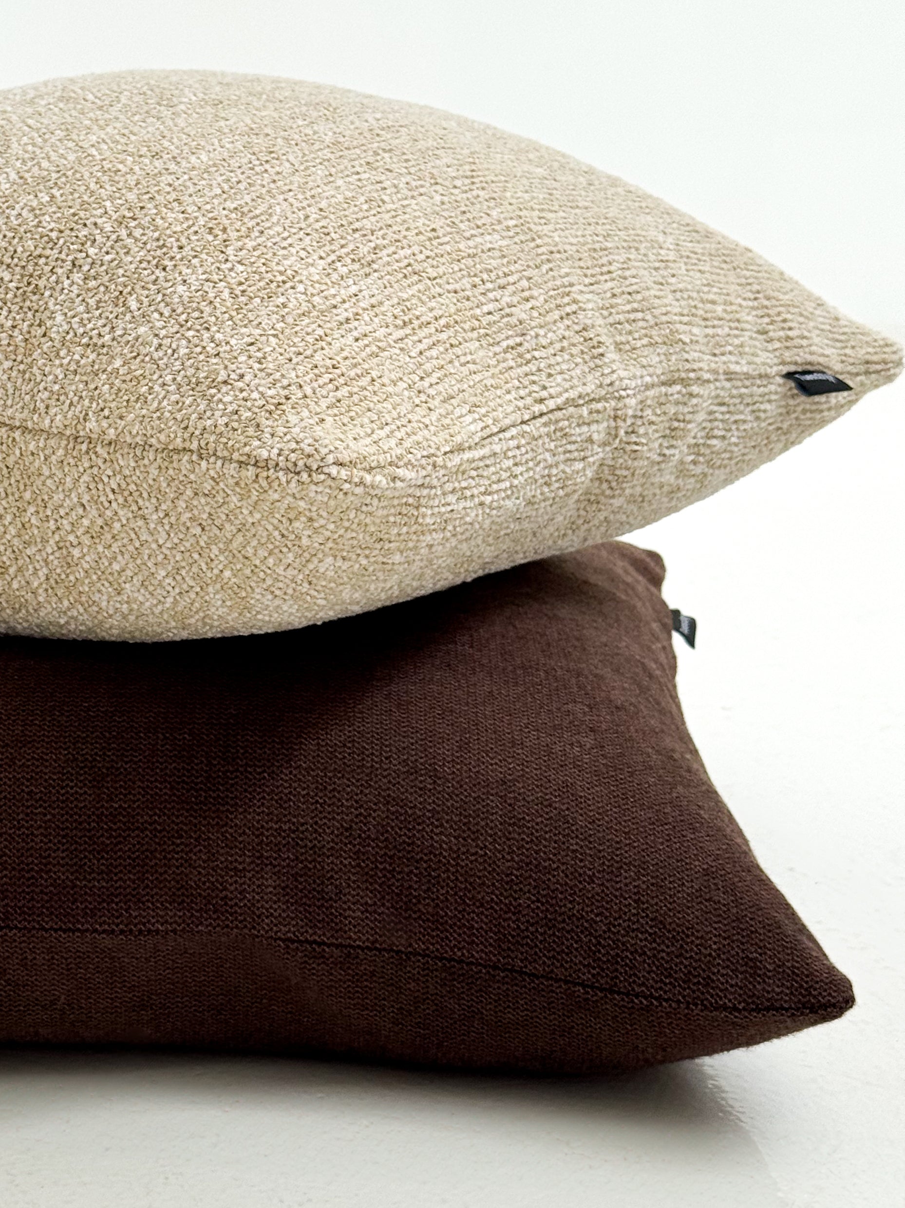 Chunky Cotton Pillow - Beige 
