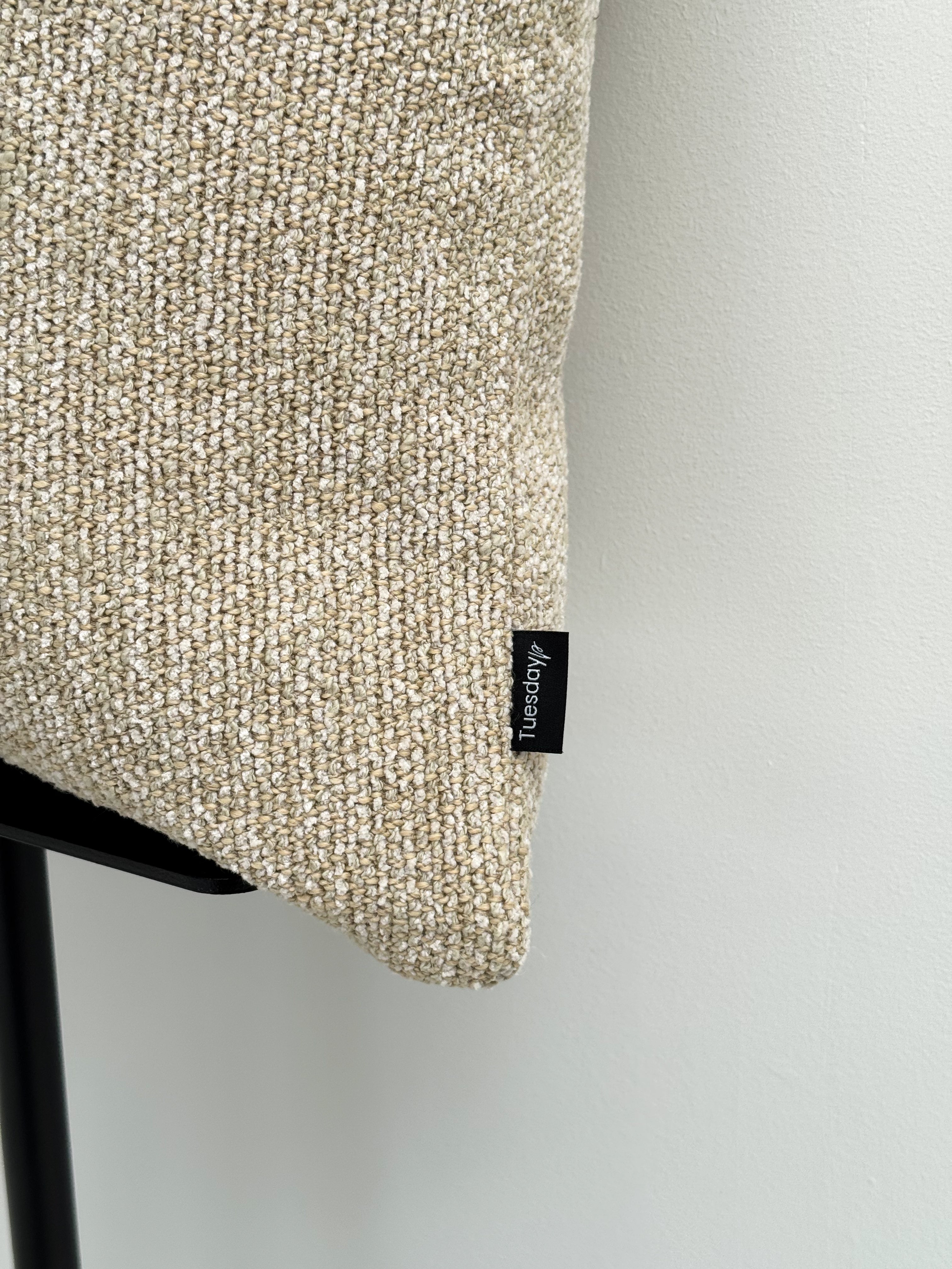 Chunky Cotton Pillow - Beige 