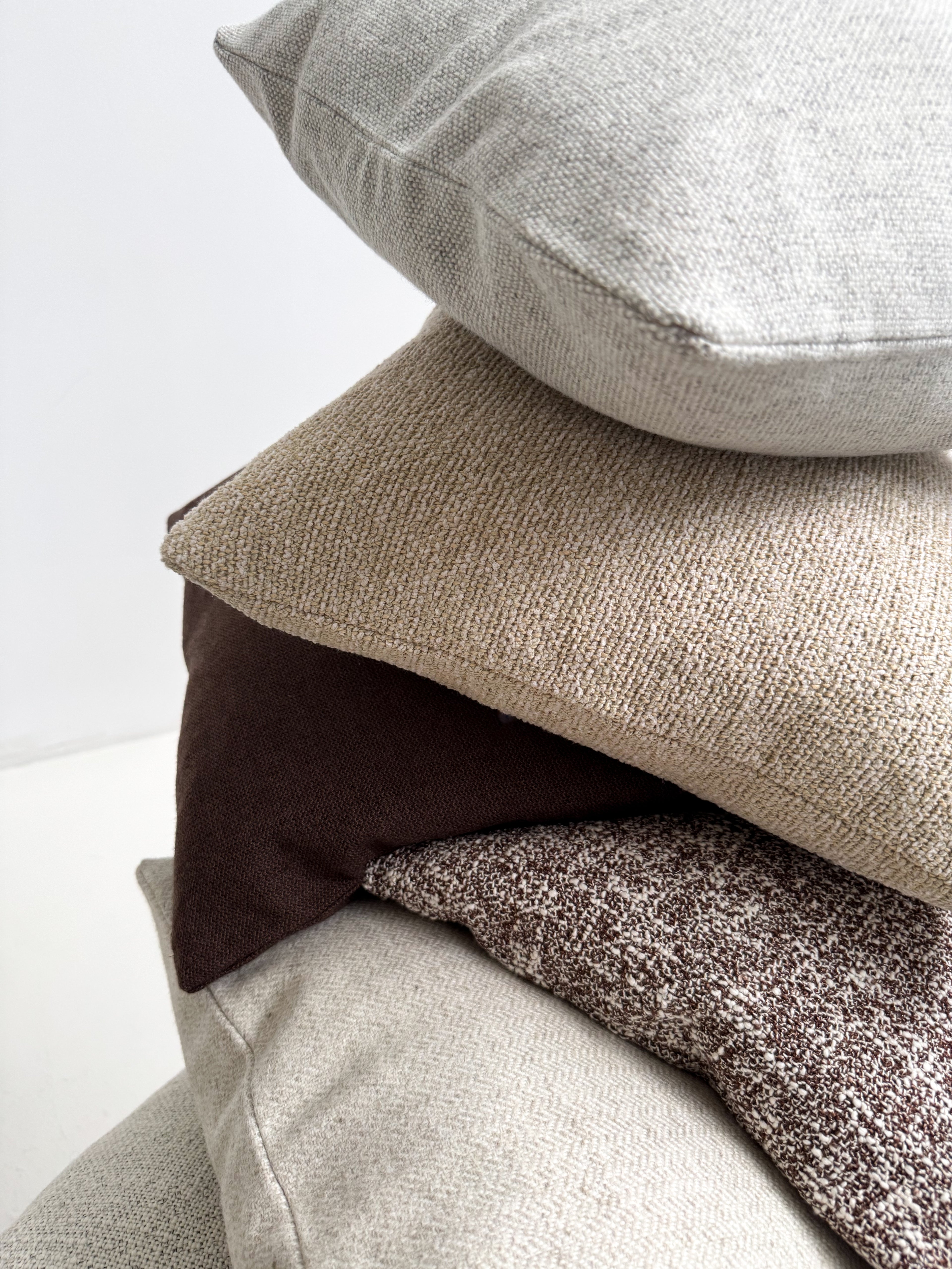 Chunky Cotton Pillow - Beige 
