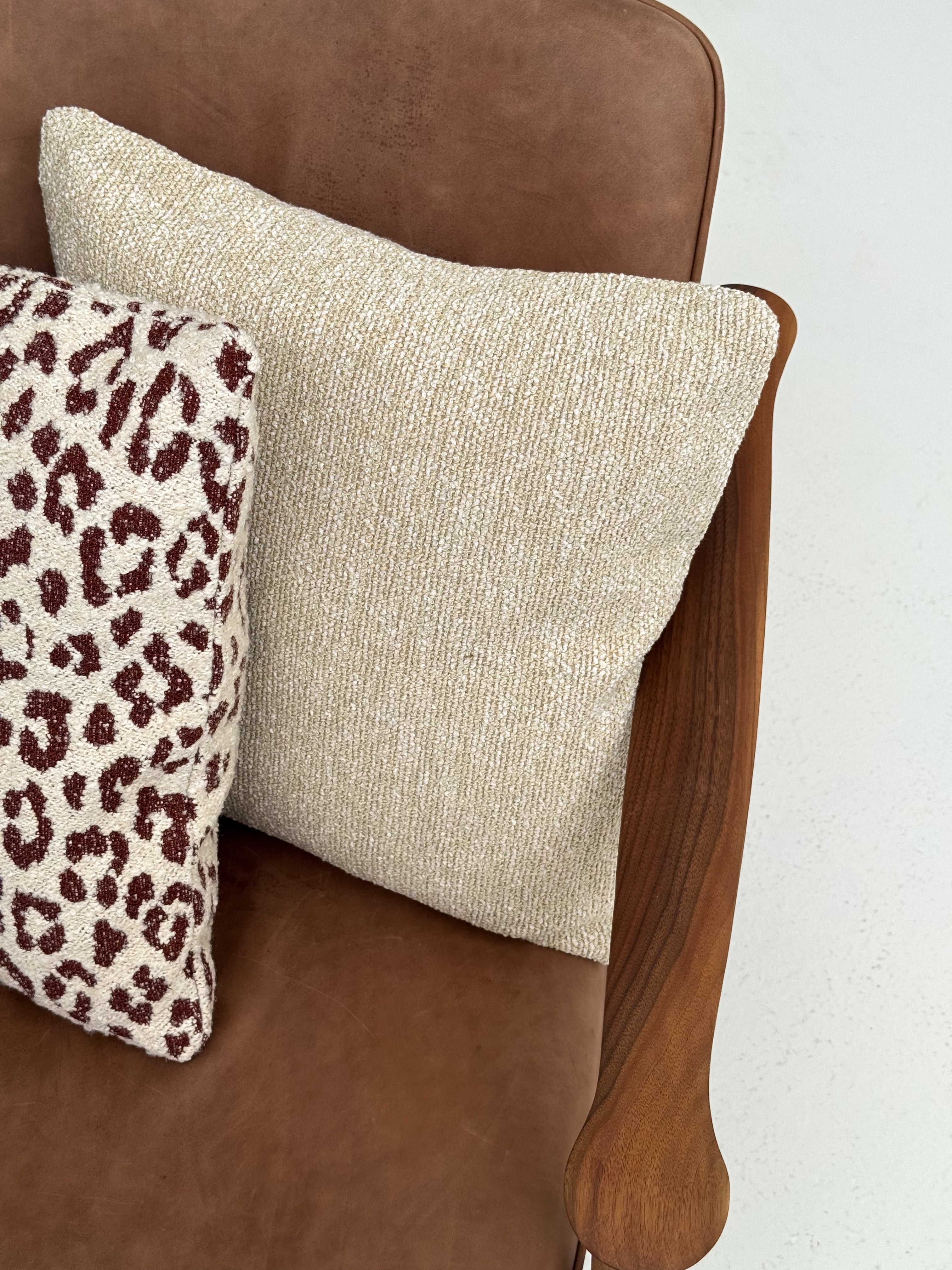 Chunky Cotton Pillow - Beige 